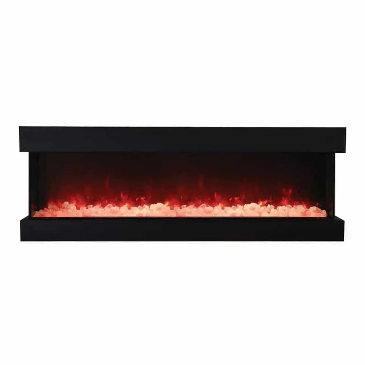 Amantii 60 Inch Tru-View XL Deep Built-In Indoor Outdoor 3 Three Sided Electric Fireplace