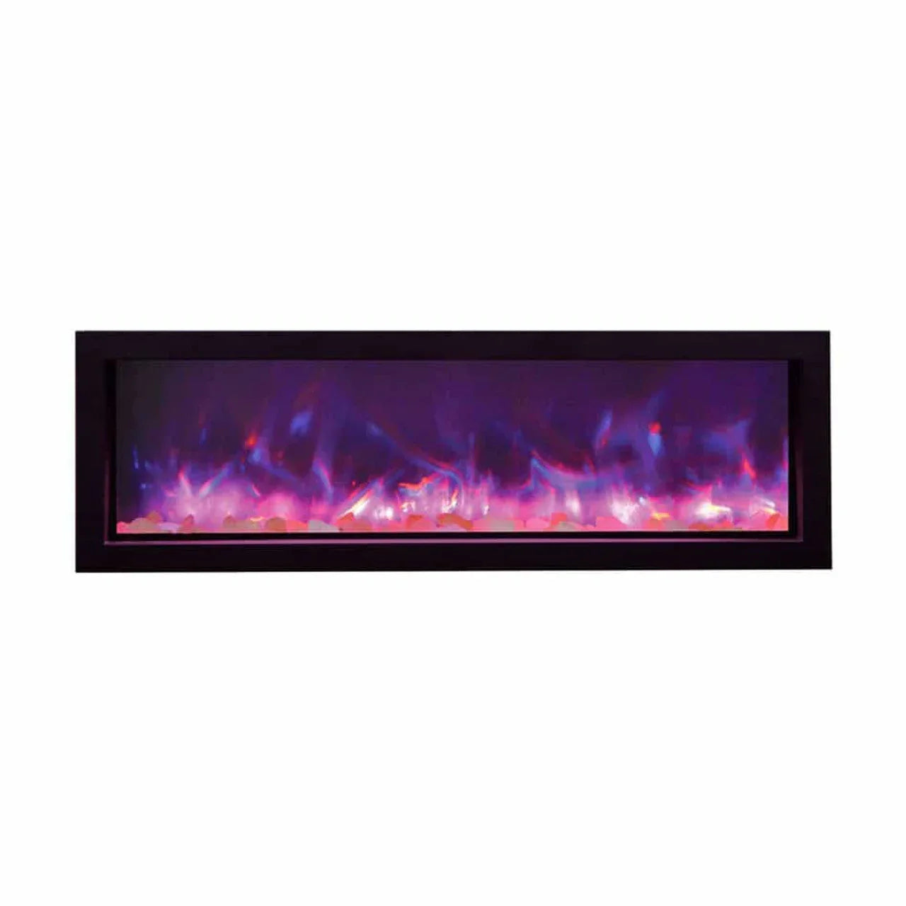 Amantii 72 Inch Panorama Slim BI-72-SLIM-OD Linear Indoor or Outdoor Electric Fireplace