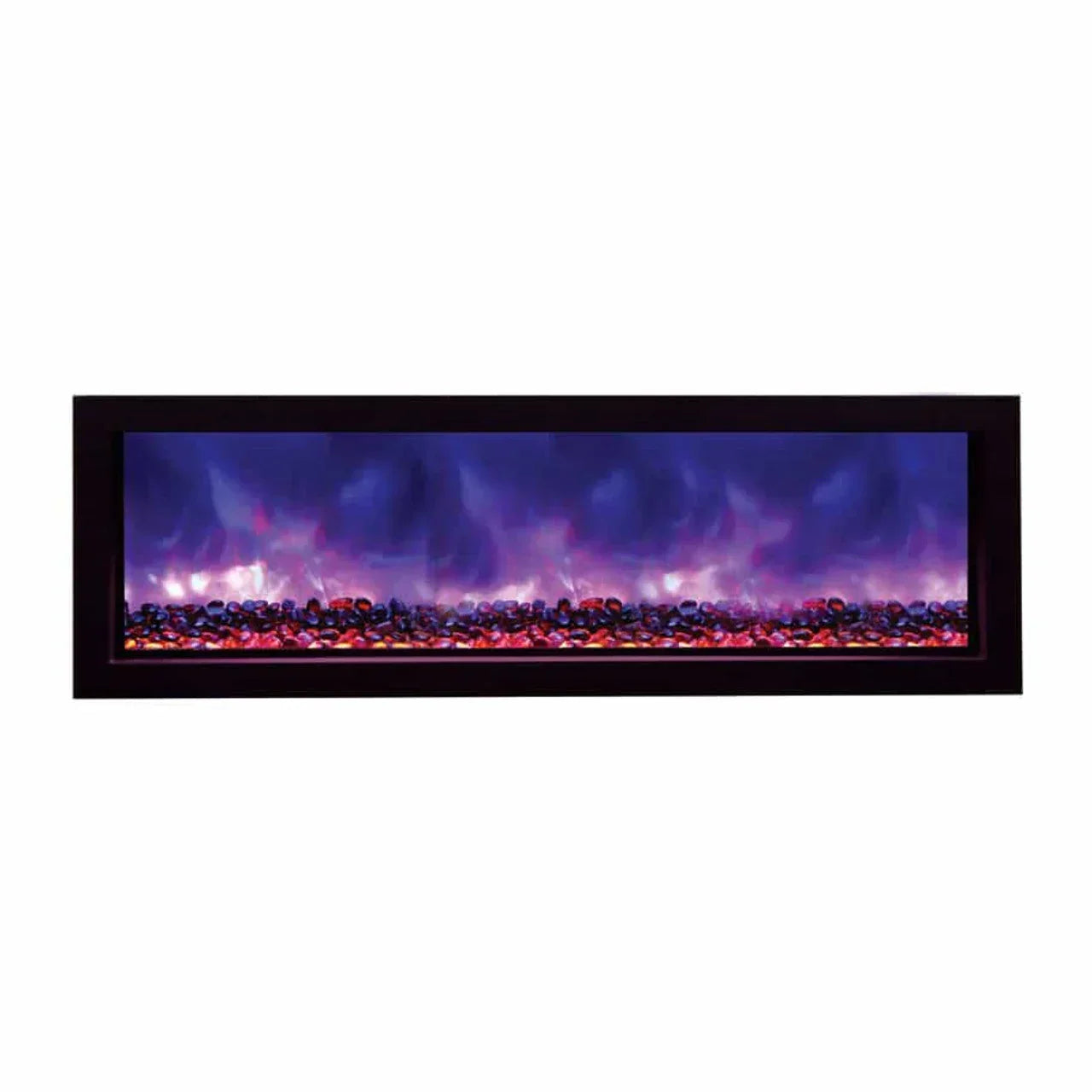 Amantii BI 60” SLIM Panorama Indoor/Outdoor Electric Fireplace with Remote