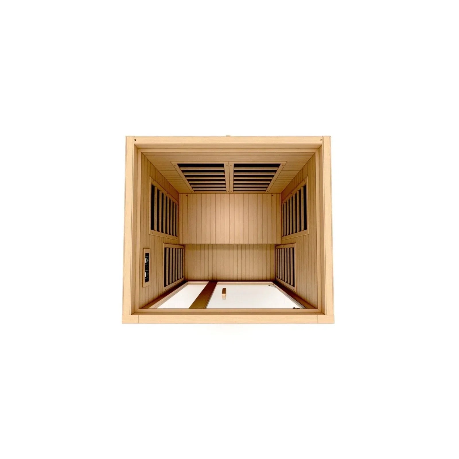 Golden Designs Ultra Low EMF 1-Person Dynamic "Gracia" Infrared Sauna with Hemlock Wood | Model: DYN-6119-01 Elite