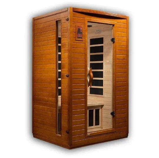 Golden Design Ultra Low EMF 2-Person Dynamic "Versailles" FAR Infrared Sauna with Hemlock Wood | Model: DYN-6202-03 Elite