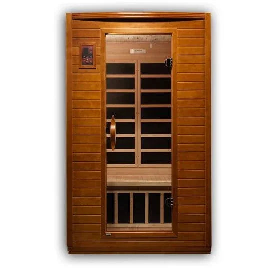 Golden Design Ultra Low EMF 2-Person Dynamic "Versailles" FAR Infrared Sauna with Hemlock Wood | Model: DYN-6202-03 Elite