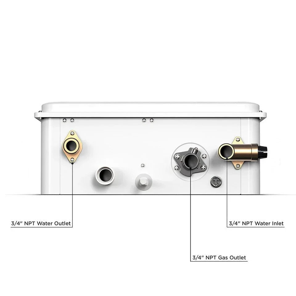 Eccotemp Builder Series Indoor 6.8 GPM Natural Gas Tankless Water Heater
