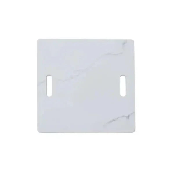 Elementi Plus Bianco 40" Marble Porcelain Fire Table - Bianco White