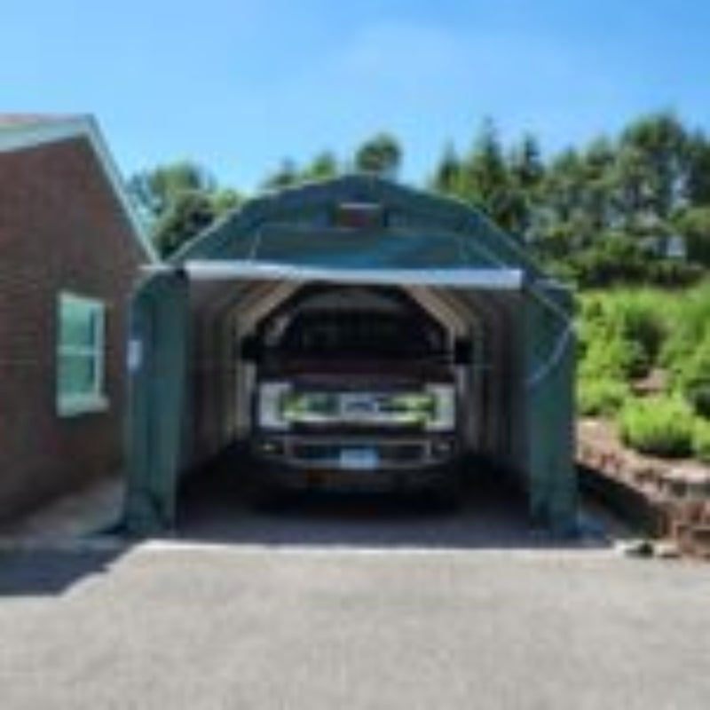 Rhino Shelter | 12’W x 20’L x 10’H Instant Garage (Barn Style)
