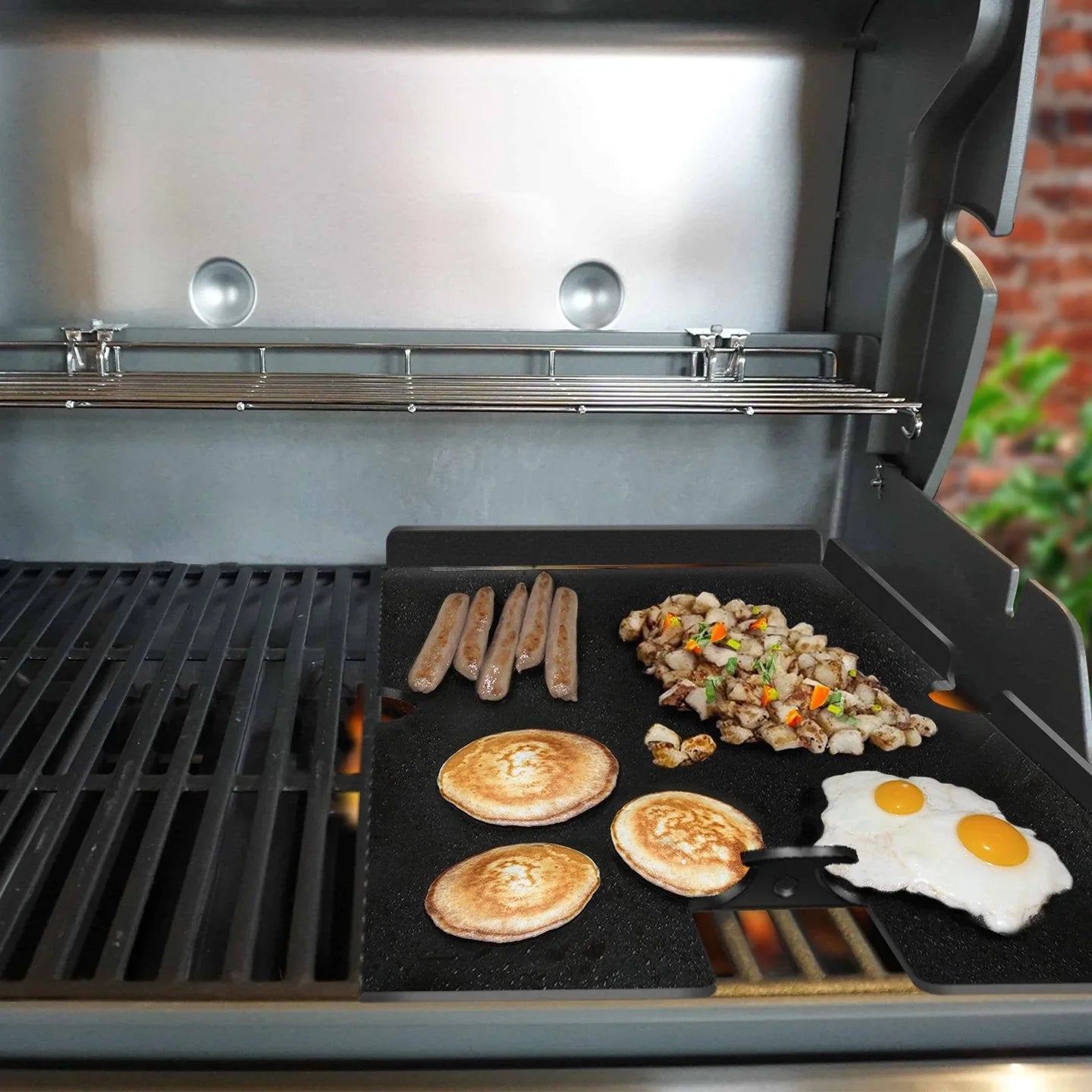 Flat Top Griddle Grill for Gas, Electric or Charcoal Grills - Green Vista Living