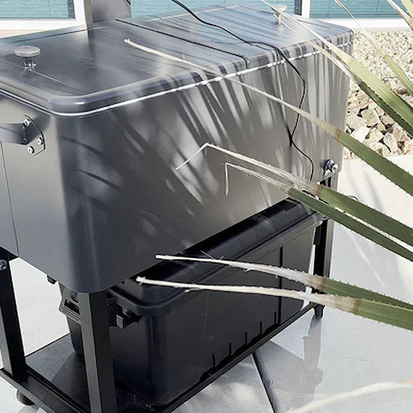 MirageVision Portable Outdoor TV Lift Cooler with 32" Outdoor TV