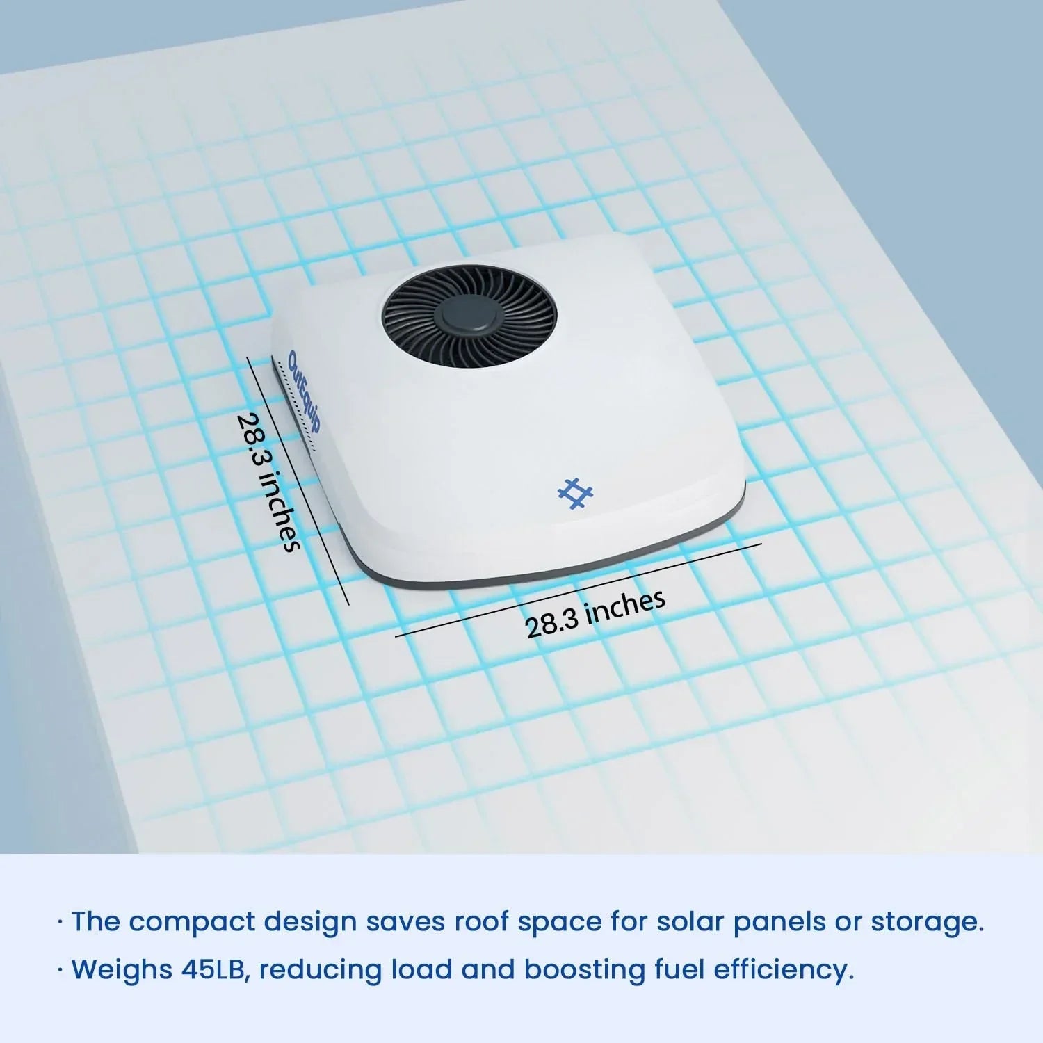 ACOPOWER 12V RV Air Conditioner