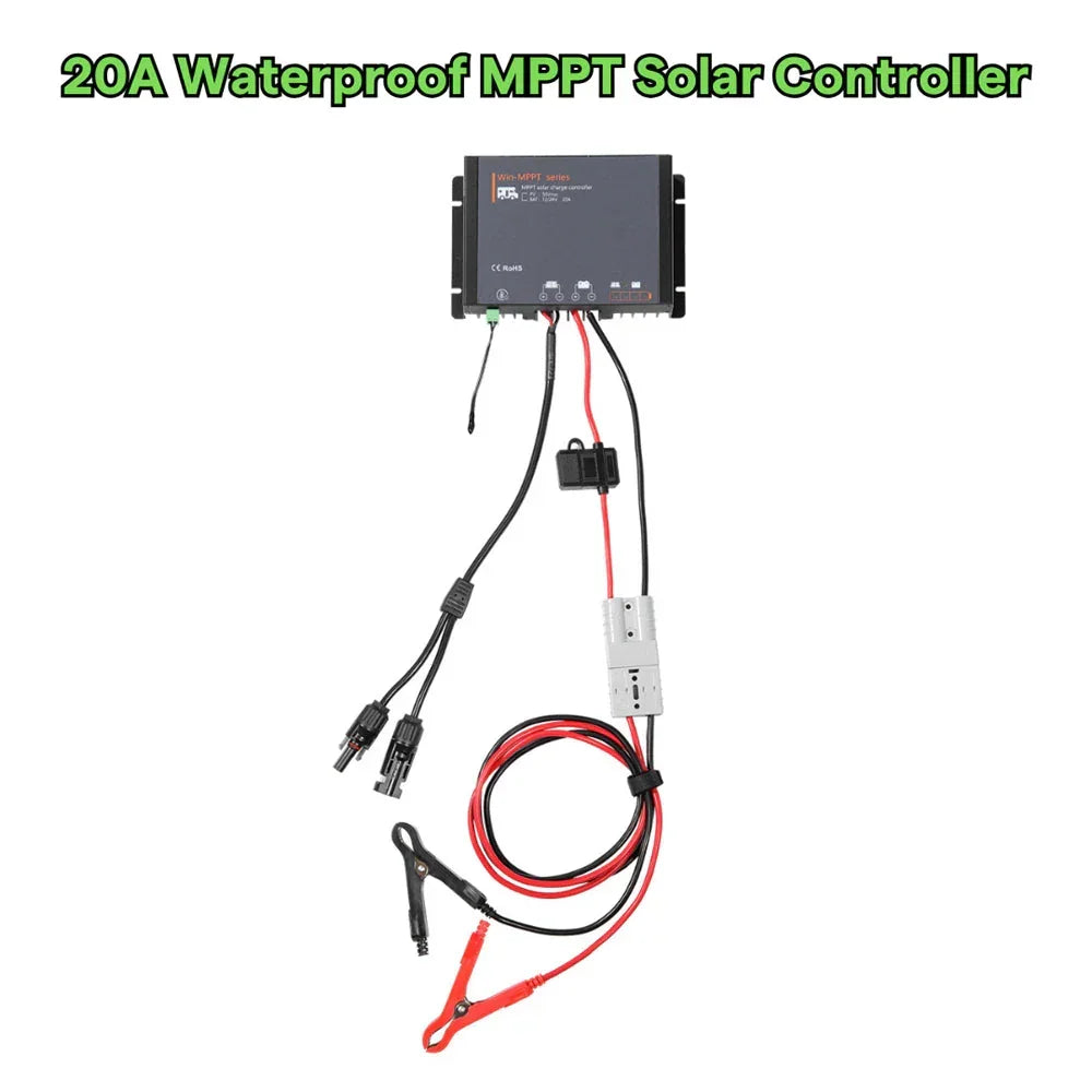 LensunSolar 300W 12V Solar Blanket for Power Station or 12V Battery