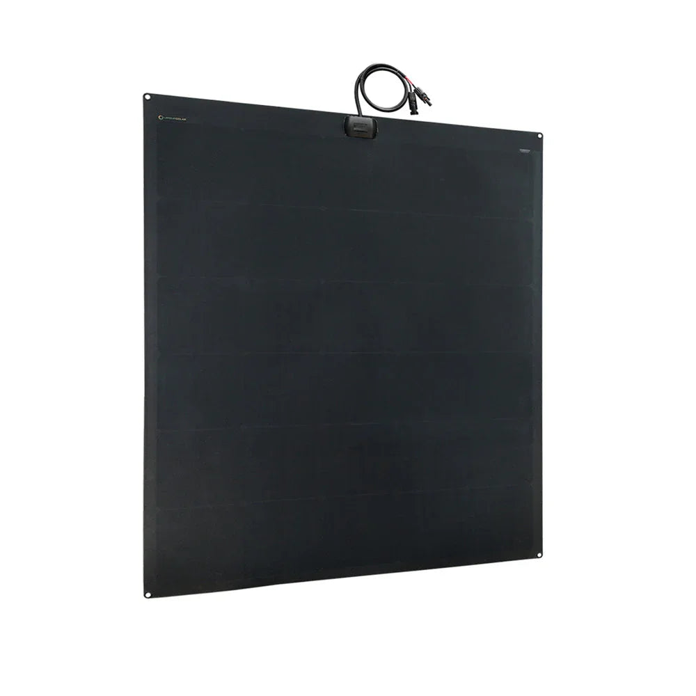 Lensun 240W 12V Full Black Flexible Solar Panel,25.8% BC Solar Cell