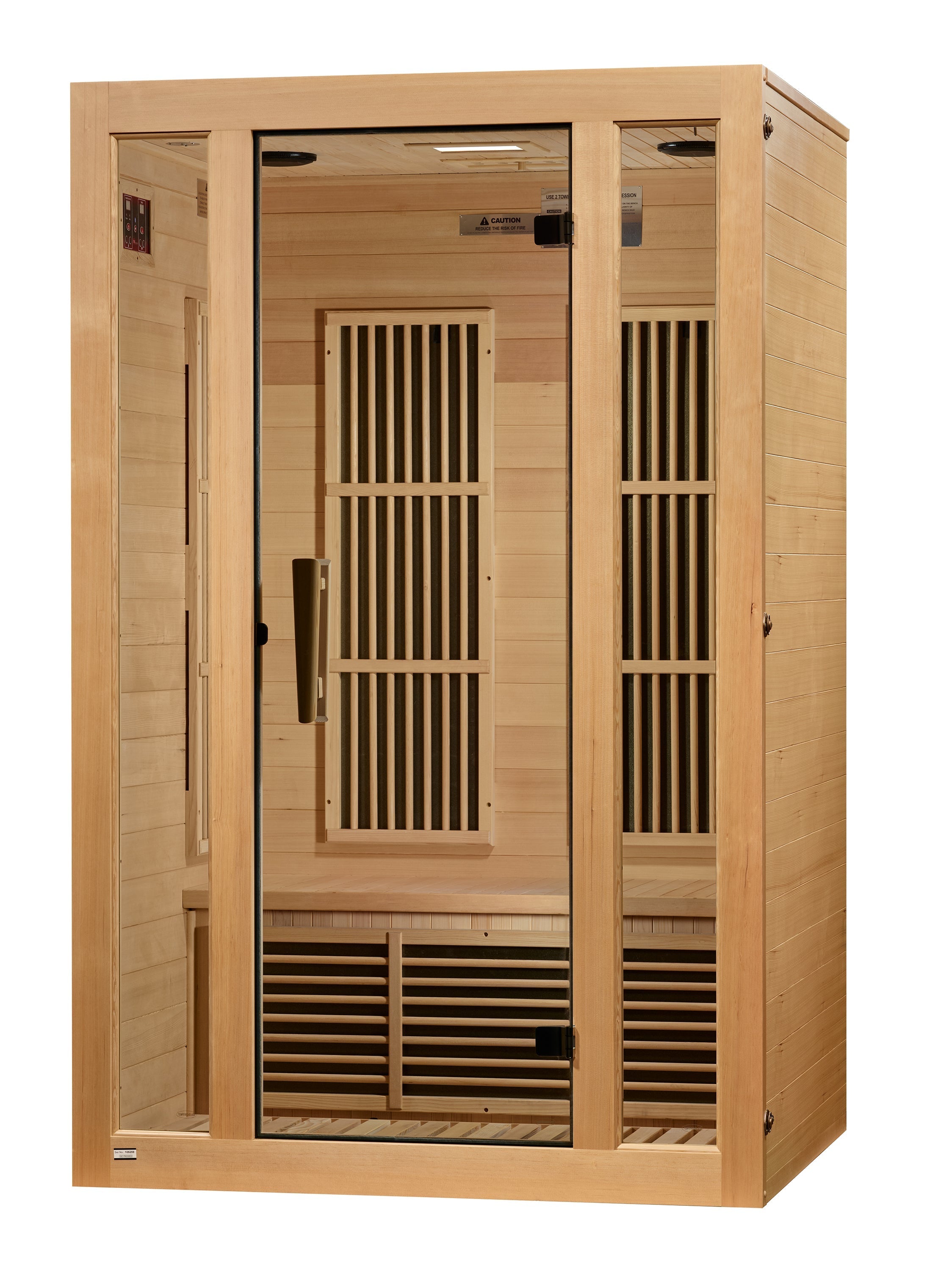 Maxxus "Seattle" 2 Person Near Zero EMF FAR IR Sauna (MX-J206-01-ZF)