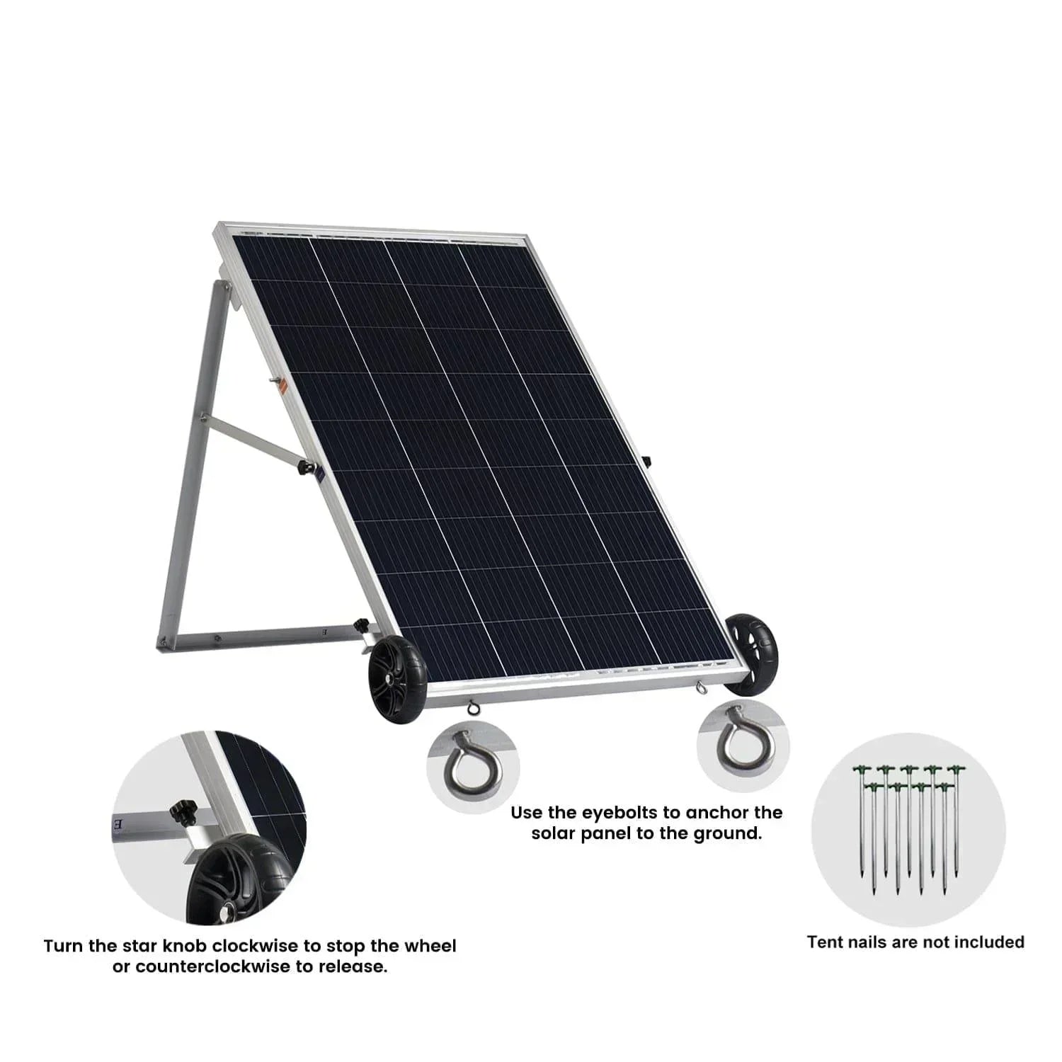 Nature's Generator Lithium 1800 Solar Generator and Transfer Switch