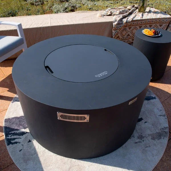 Elementi Pacaya Fire Table With Propane Tank Drawer OFG311