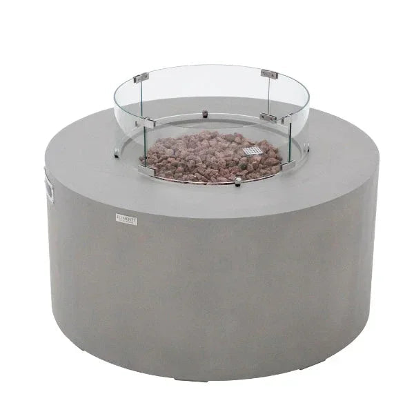 Elementi Pacaya Fire Table With Propane Tank Drawer OFG311