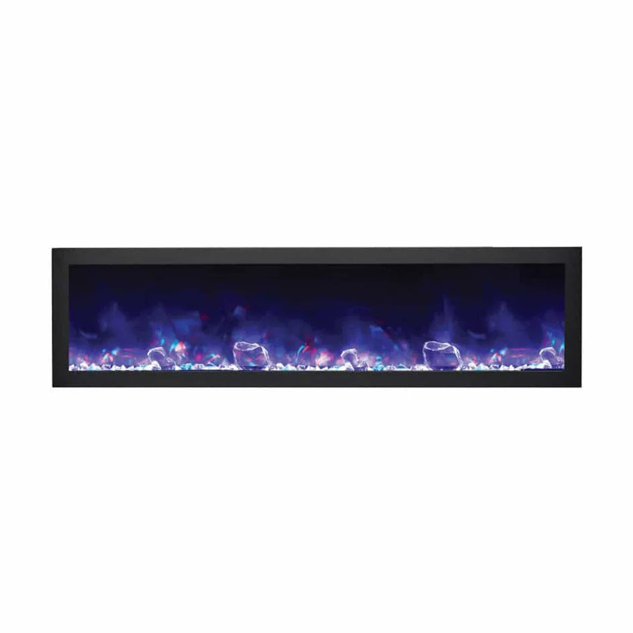 Amantii 72 Inch Panorama Slim BI-72-SLIM-OD Linear Indoor or Outdoor Electric Fireplace