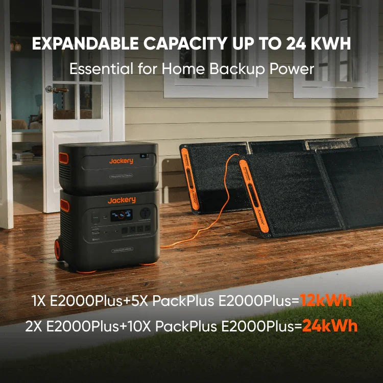 Jackery Solar Generator 2000 Plus Plus Kit (6kWh) - Green Vista Living