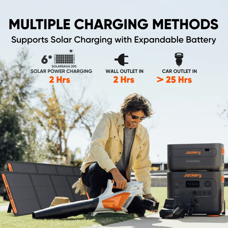 Jackery Solar Generator 2000 Plus Plus Kit (6kWh) - Green Vista Living