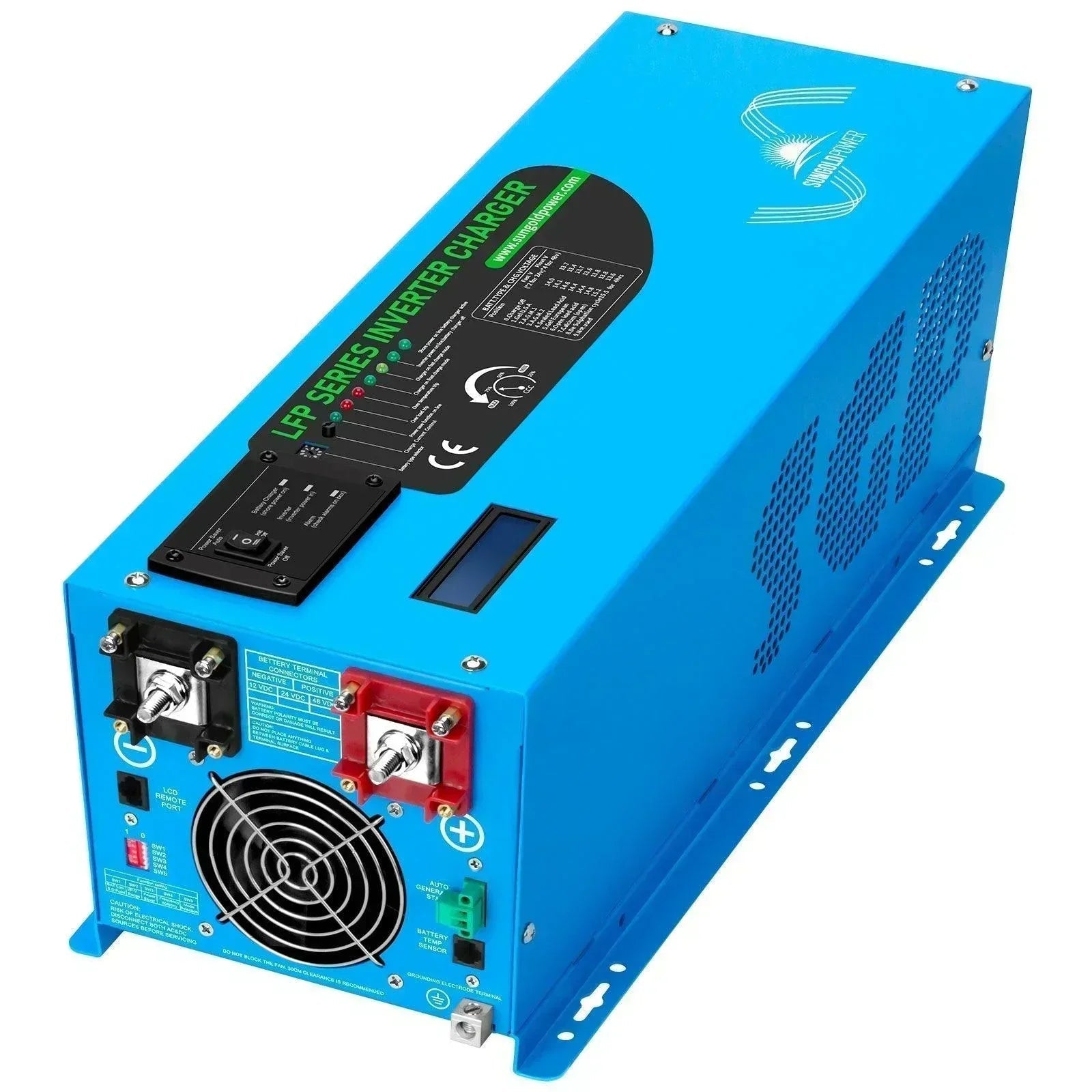 Sungold Power 3000W DC 12V Pure Sine Wave Inverter With Charger