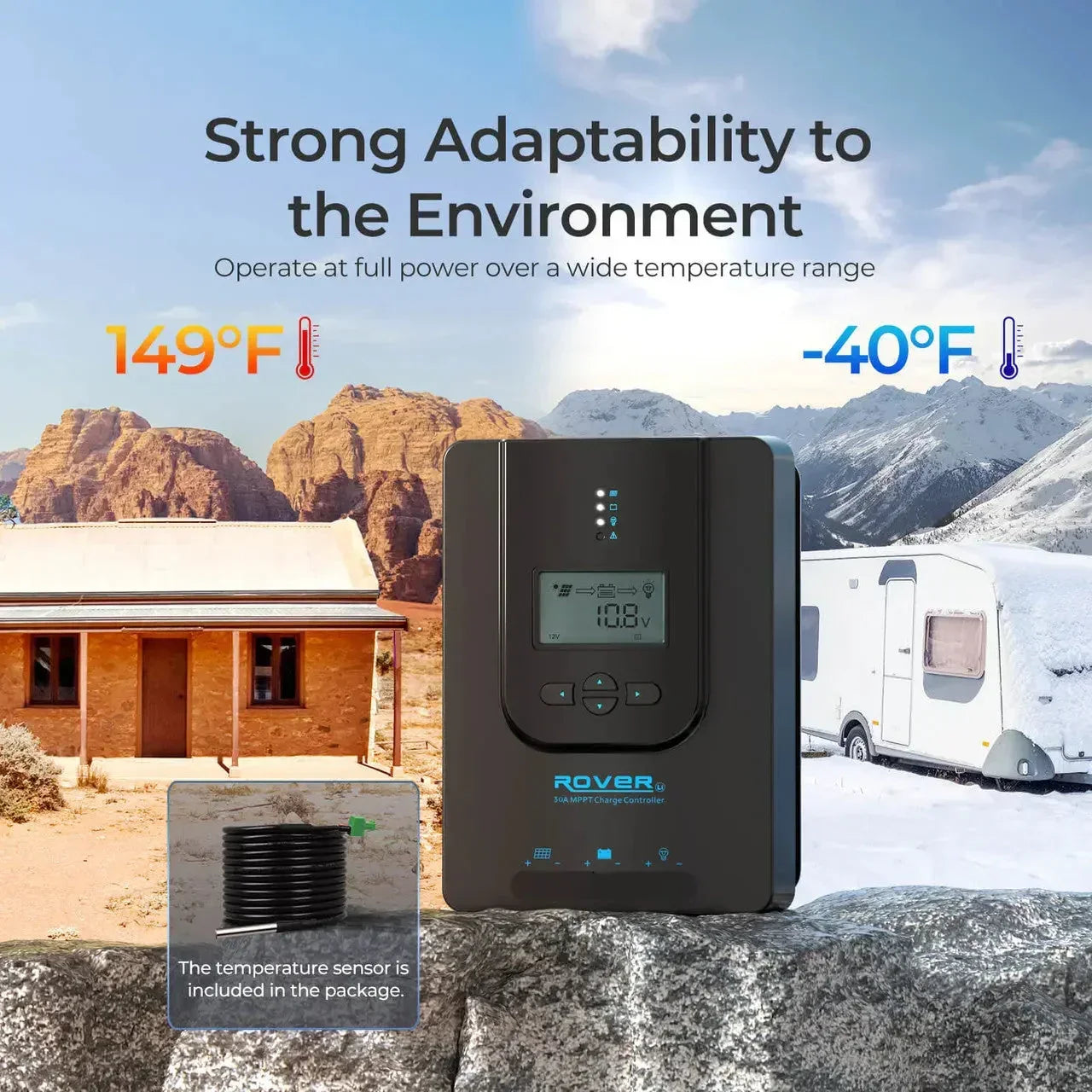 Rover Li 30 Amp MPPT Solar Charge Controller