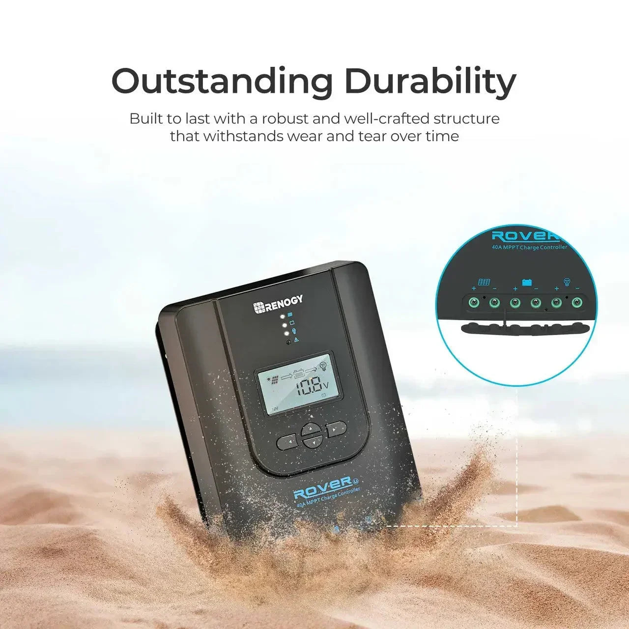 Rover Li 20/30/40/60/100 Amp MPPT Solar Charge Controller