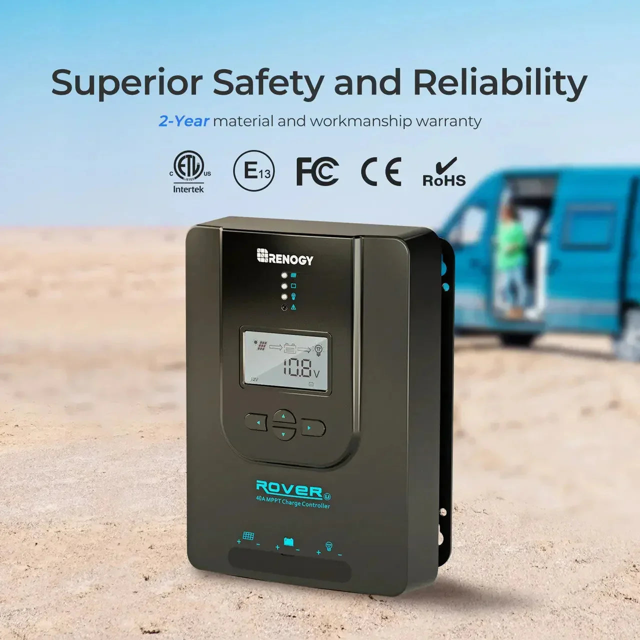 Rover Li 20/30/40/60/100 Amp MPPT Solar Charge Controller