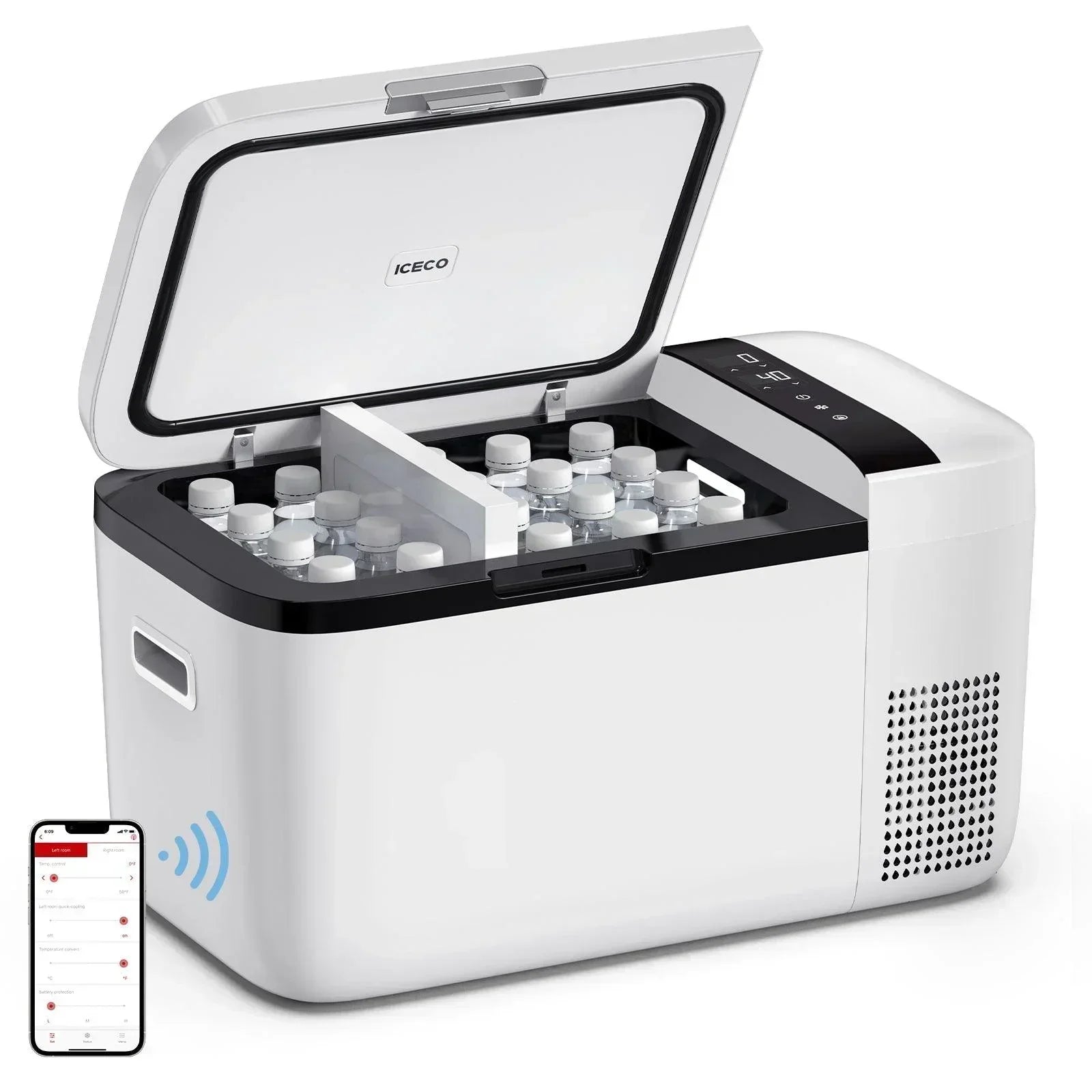 ICECO GO20 21QT Dual Zone Portable Fridge Car Freezer