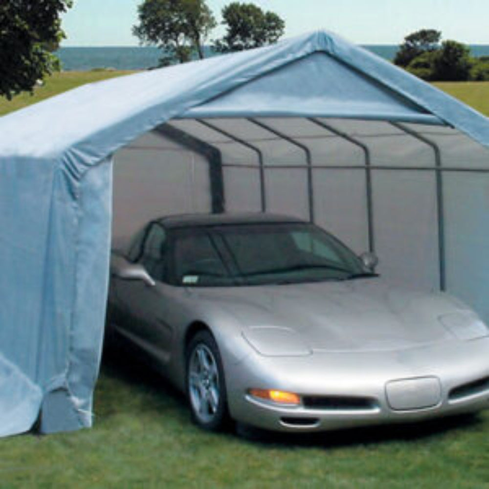 Rhino Shelter | 10’W x 20’L x 8’H Instant Garage (House Style)