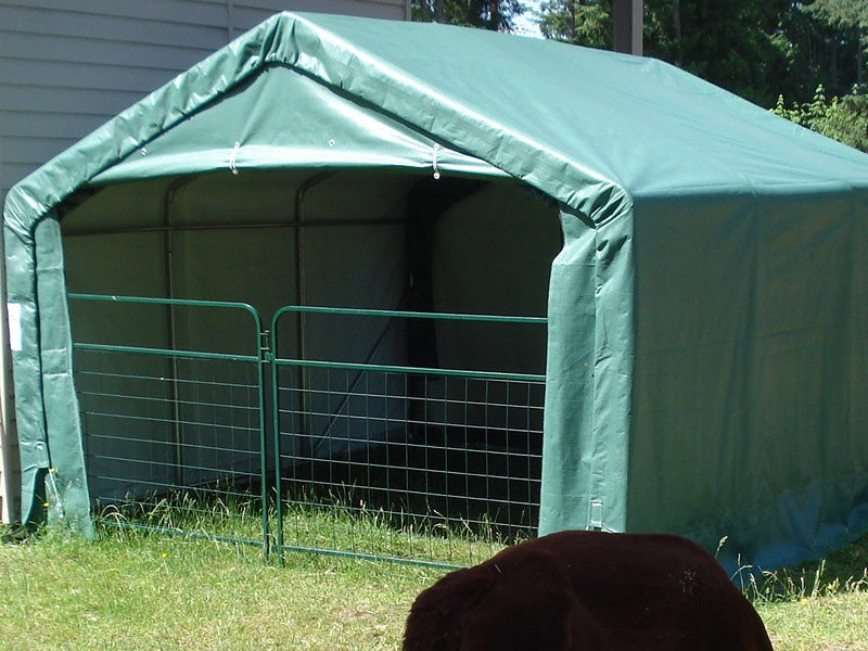 Rhino Shelter | 12’W x 12’L x 8’H Storage Shed (House)