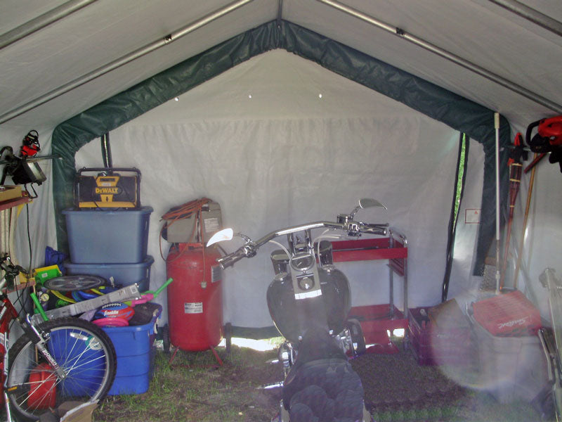 Rhino Shelter | 12’W x 12’L x 8’H Storage Shed (House)