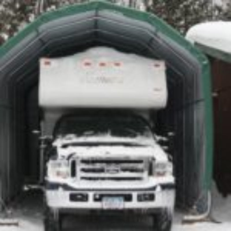 Rhino Shelter | 12’Wx 24’L  x 10’H Instant Garage (Barn Style)
