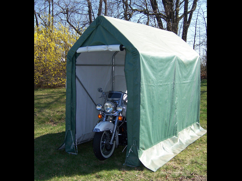 Rhino Shelter | 5'Wx10'Lx8'H Storage Shed