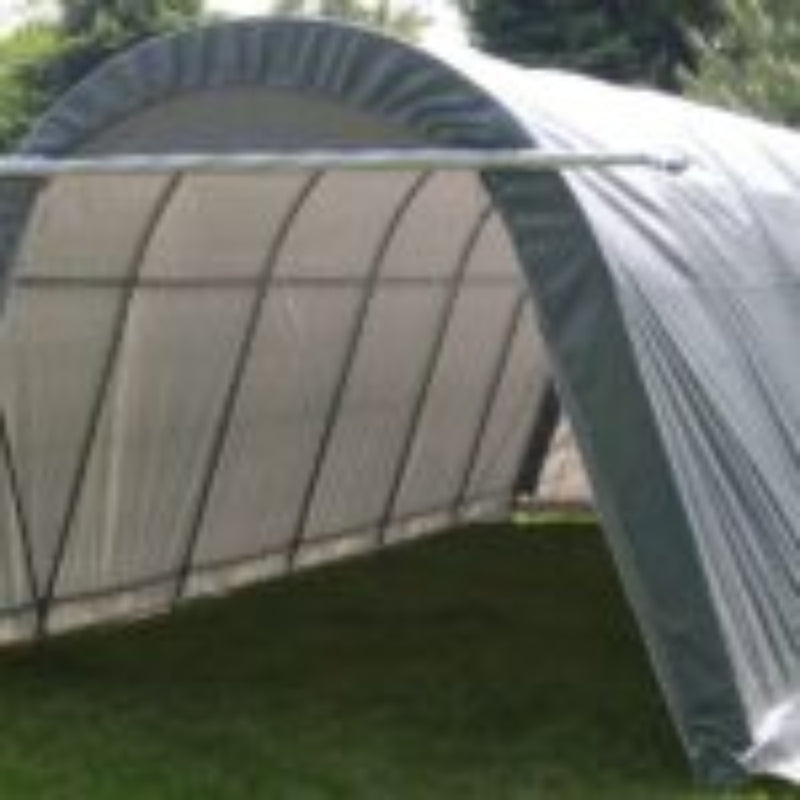 Rhino Shelter | 14’W x 24’L x 10’H Instant Garage – (Round Style)