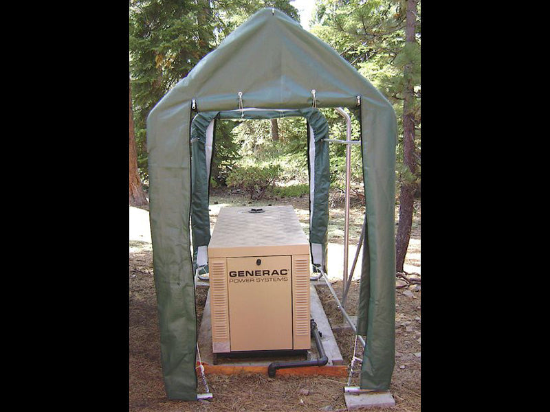 Rhino Shelter | 5'Wx10'Lx8'H Storage Shed