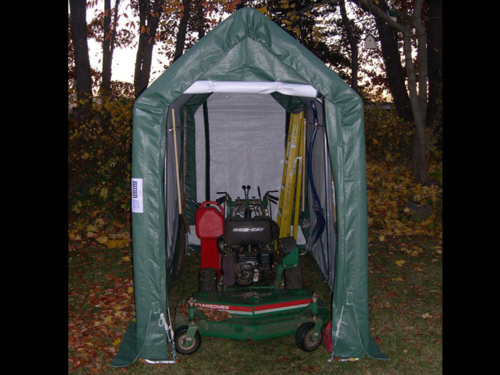 Rhino Shelter | 5'Wx10'Lx8'H Storage Shed