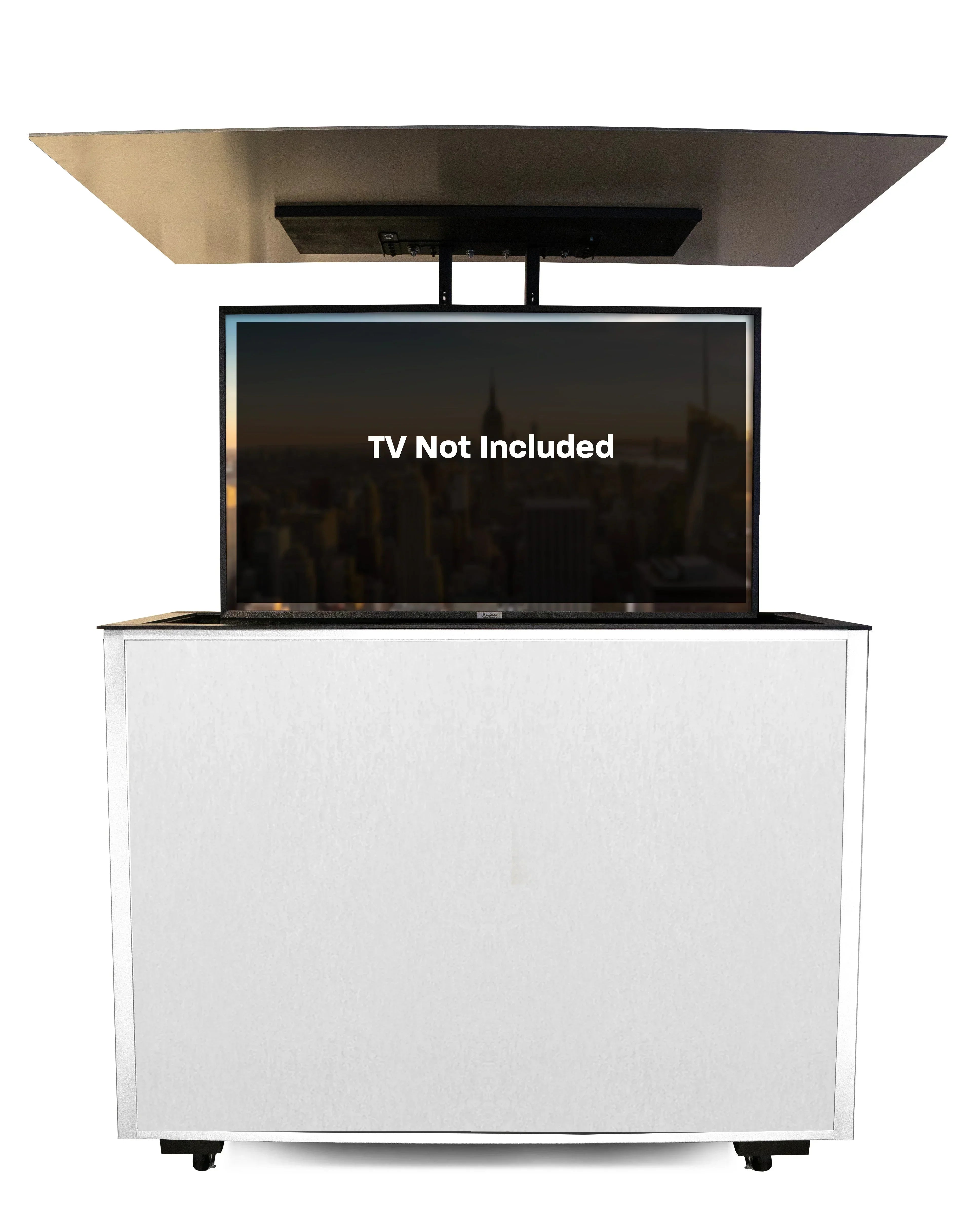 MirageVision 85" Outdoor TV Premium Lift Cabinet