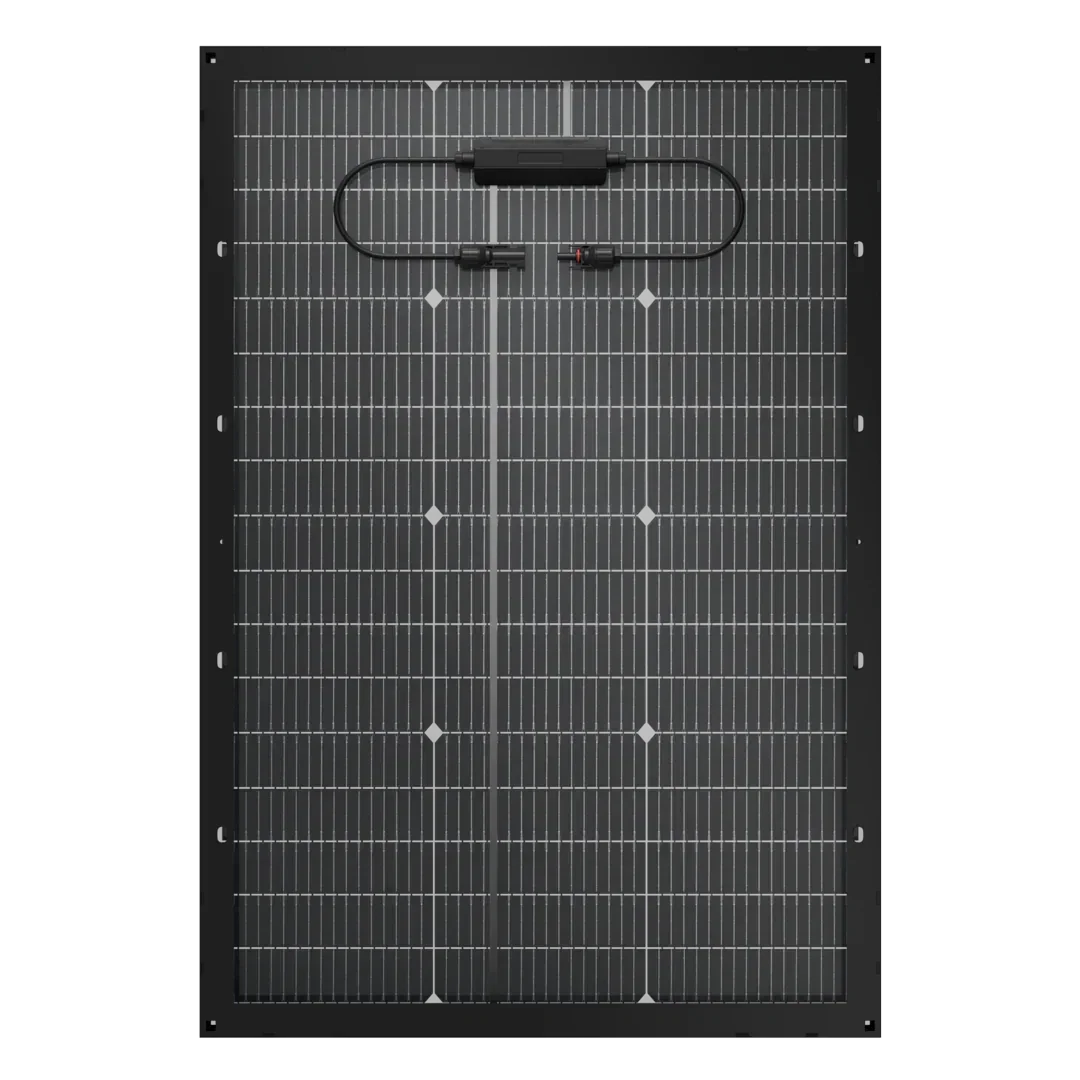 BougeRV 16BB N-Type 12V/24V 100 Watt Bifacial Solar Panel