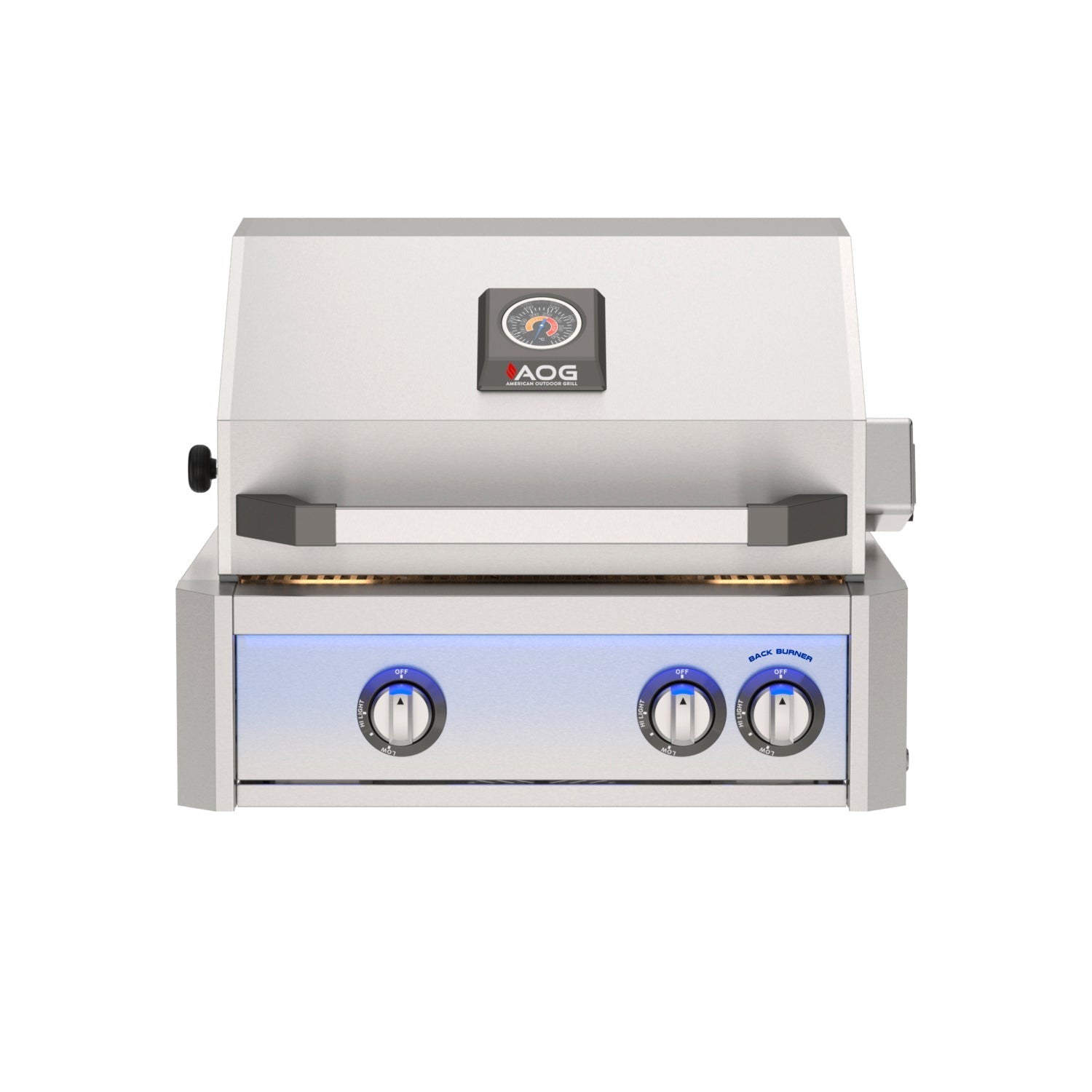 AOG 24-Inch L-Series Built-In Propane Grill with Lights & Rotisserie