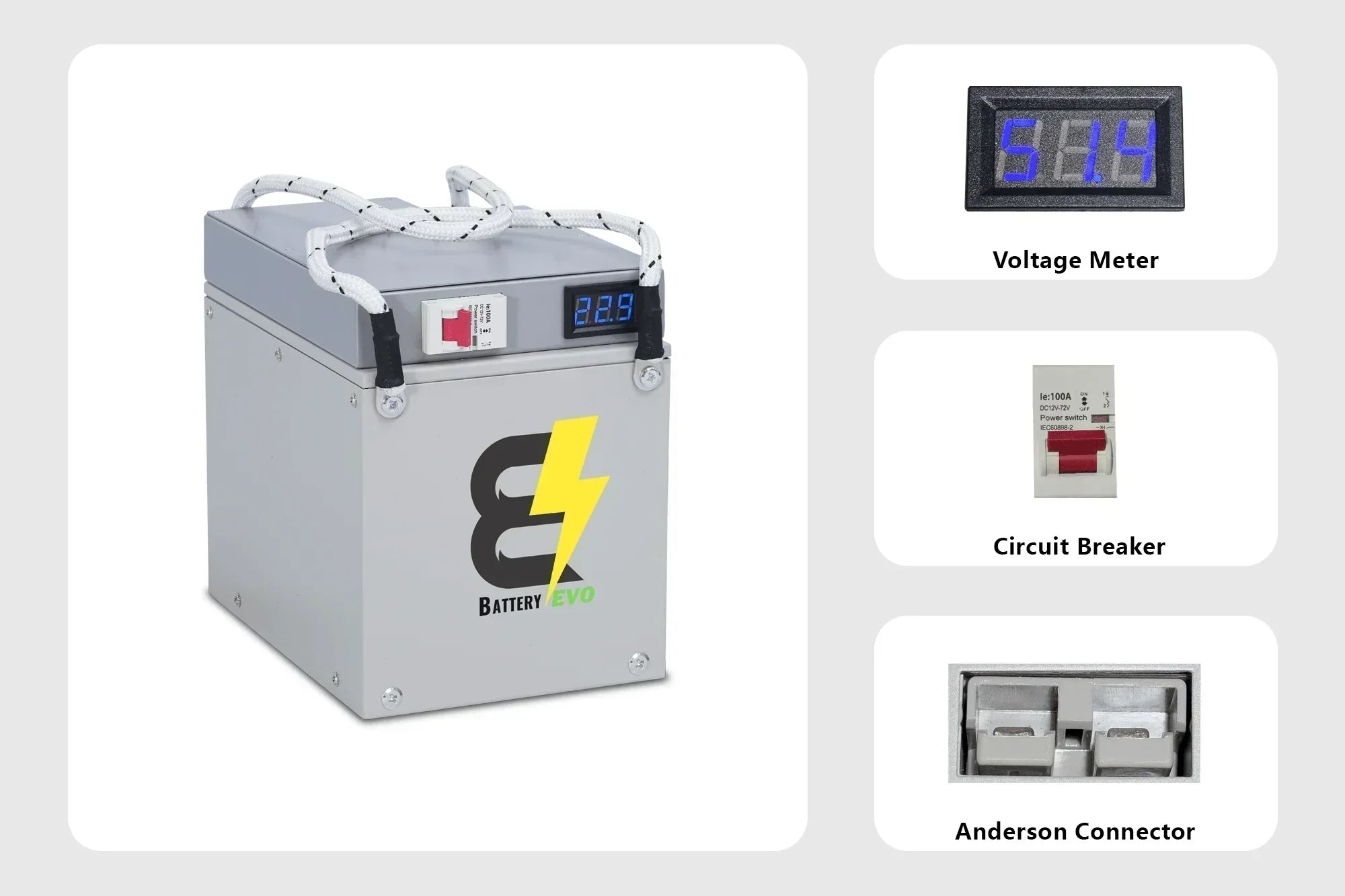 BatteryEVO 24V Eagle 2x Battery Kit (120Ah - 3kWh)