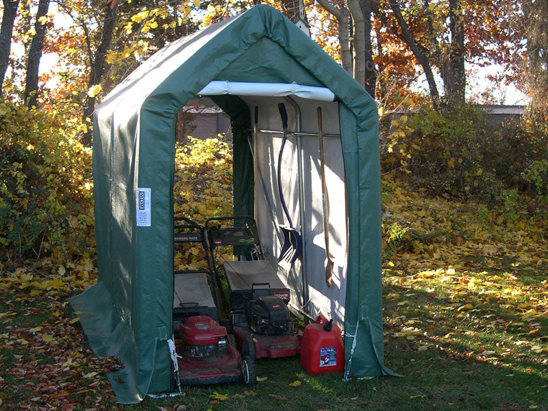 Rhino Shelter | 5'Wx10'Lx8'H Storage Shed