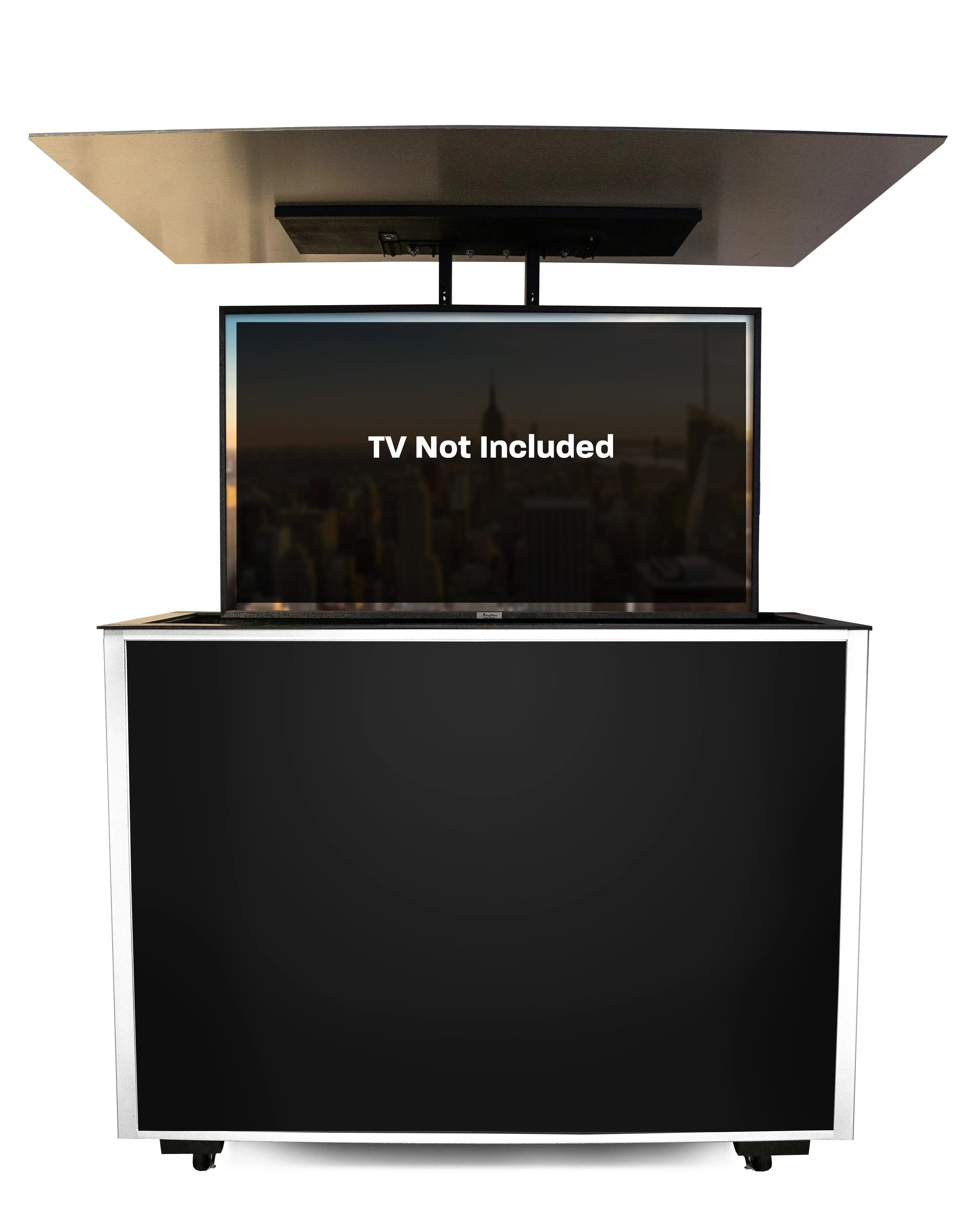 MirageVision 75" Outdoor TV Premium Lift Cabinet