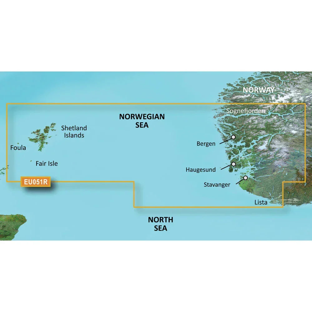 Garmin BlueChart g3 Vision HD - VEU051R - Lista - Sognefjorden - microSD/SD [010-C0787-00]