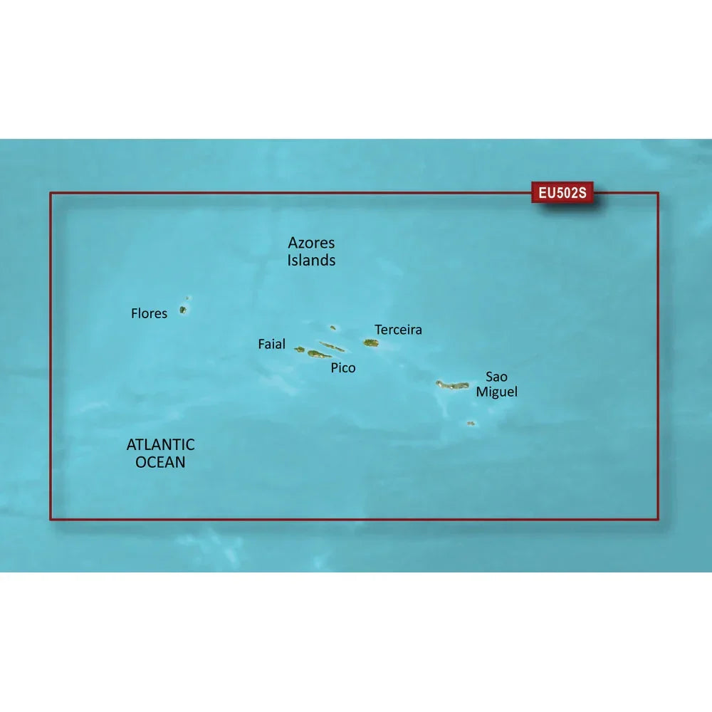 Garmin BlueChart g3 Vision HD - VEU502S - Azores Islands - microSD/SD [010-C0846-00]