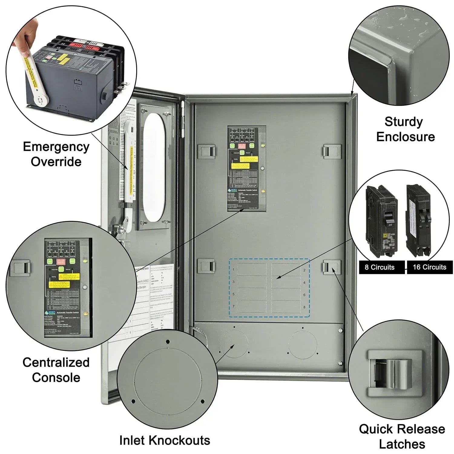 Nature's Generator 30A Automatic Generator Transfer Switch
