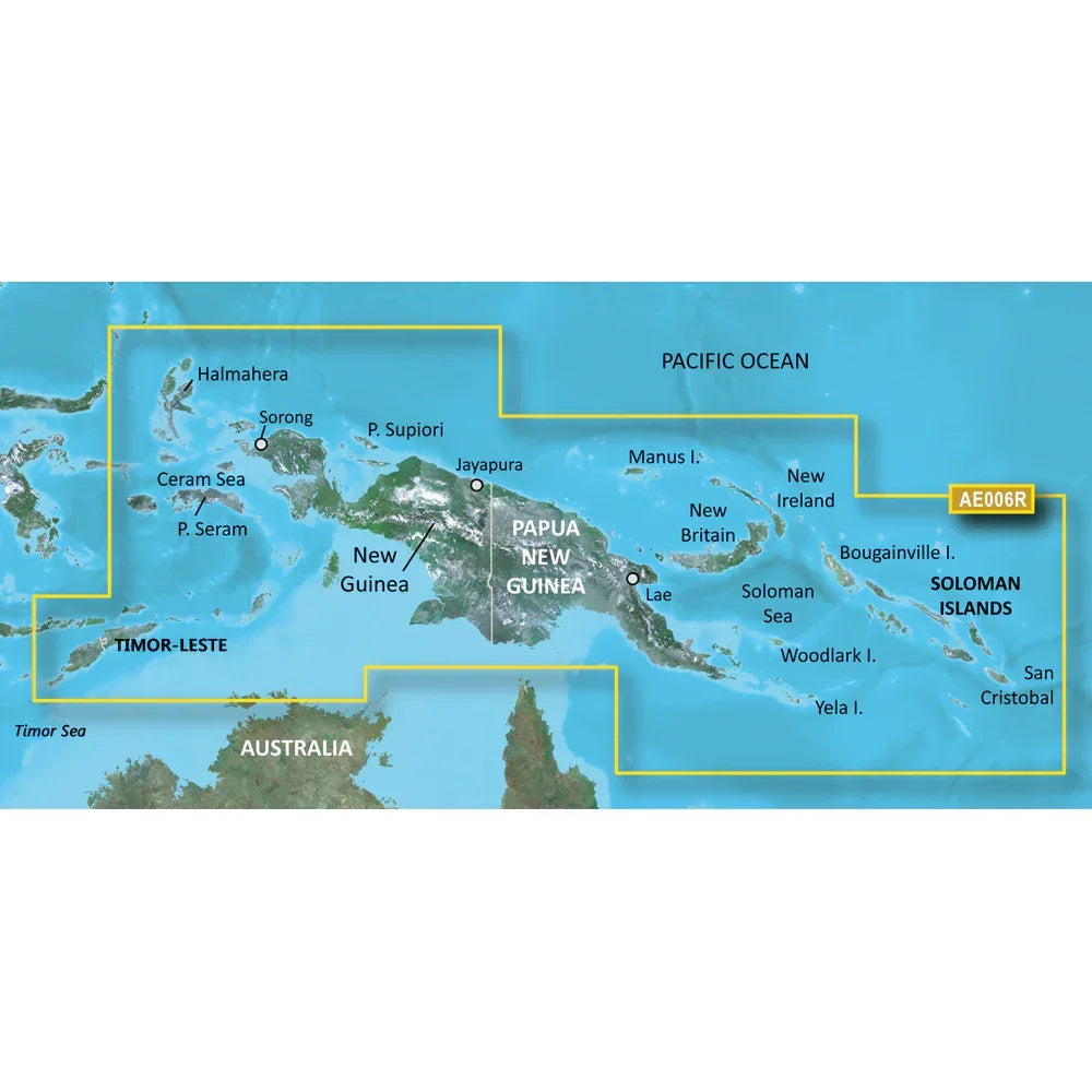 Garmin BlueChart g3 HD - HXAE006R - Timor Leste/New Guinea - microSD/SD [010-C0881-20]