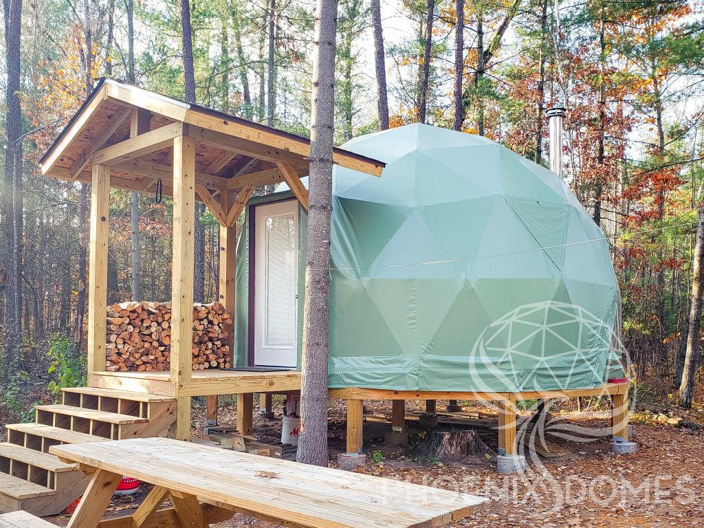 4-Season DELUXE Glamping Package Dome - 26'/8m - Phoenix Domes