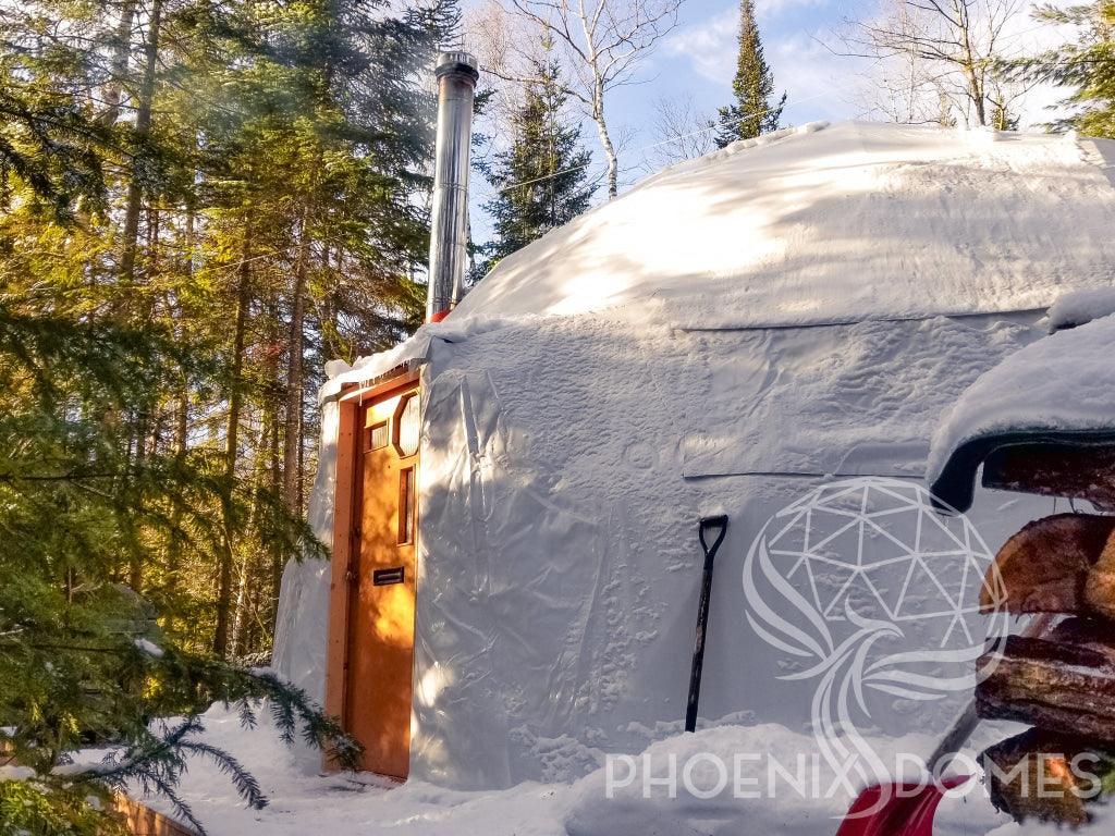 4-Season DELUXE Glamping & Yoga Package Dome - 30'/9m - Phoenix Domes