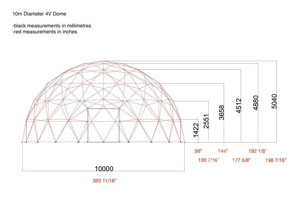 4-Season DELUXE Glamping & Yoga Package Dome - 33'/10m - Phoenix Domes