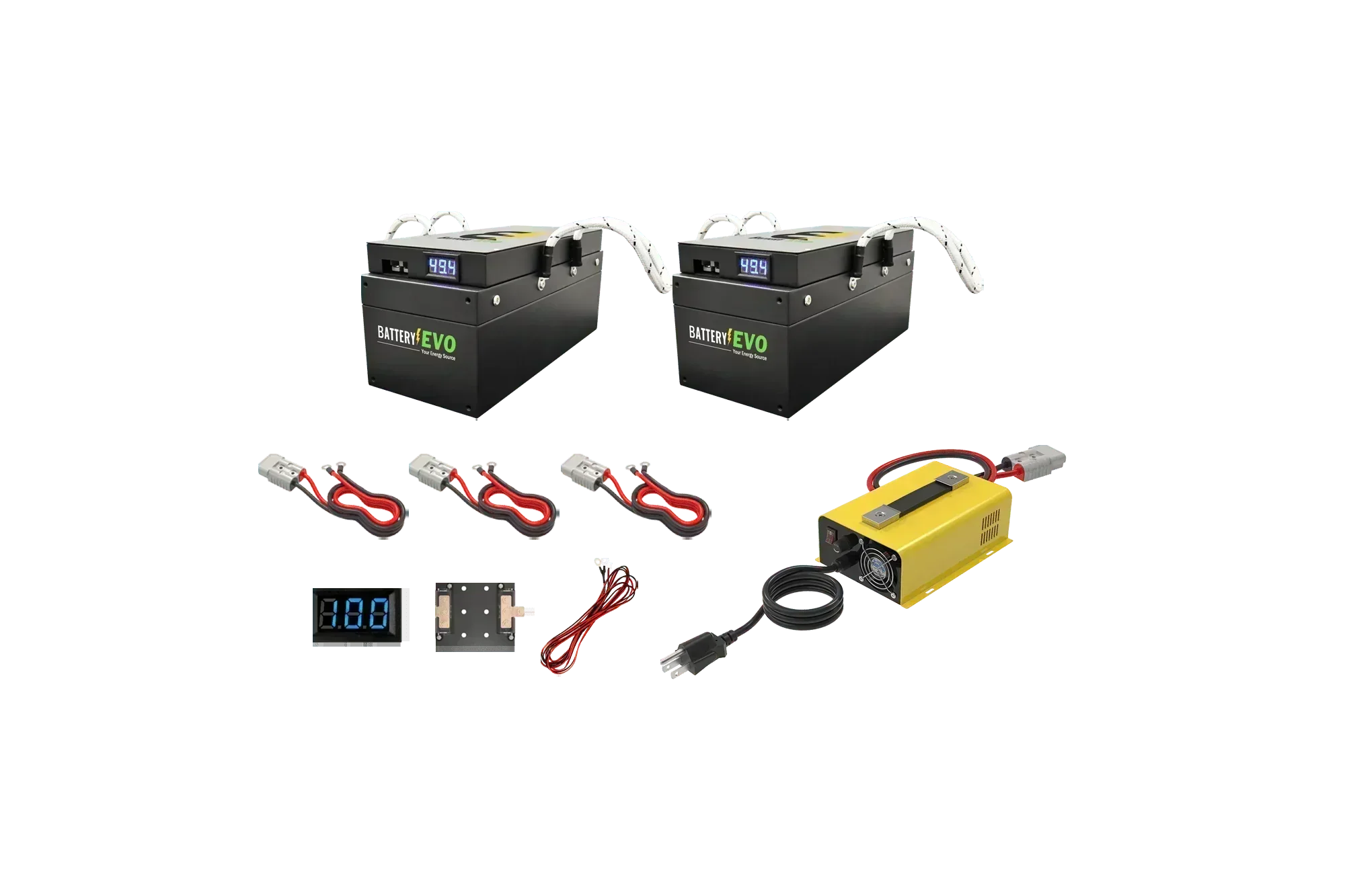 BatteryEVO 48V BADGER 2x Battery Kit (94Ah - 4.2 kWh)