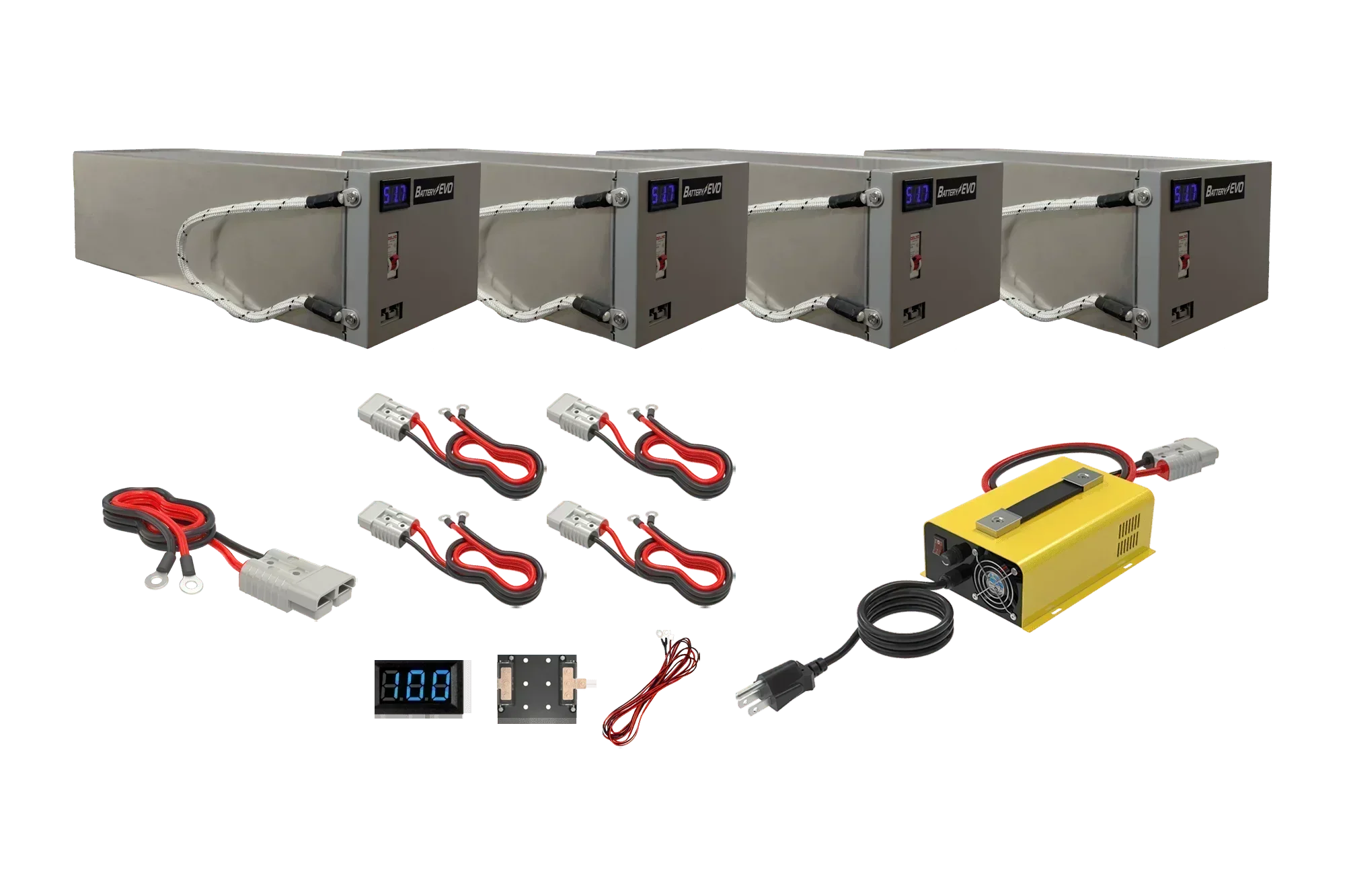 BatteryEVO 48V CHIHUAHUA 4x Battery Kit (160Ah - 8 kWh)