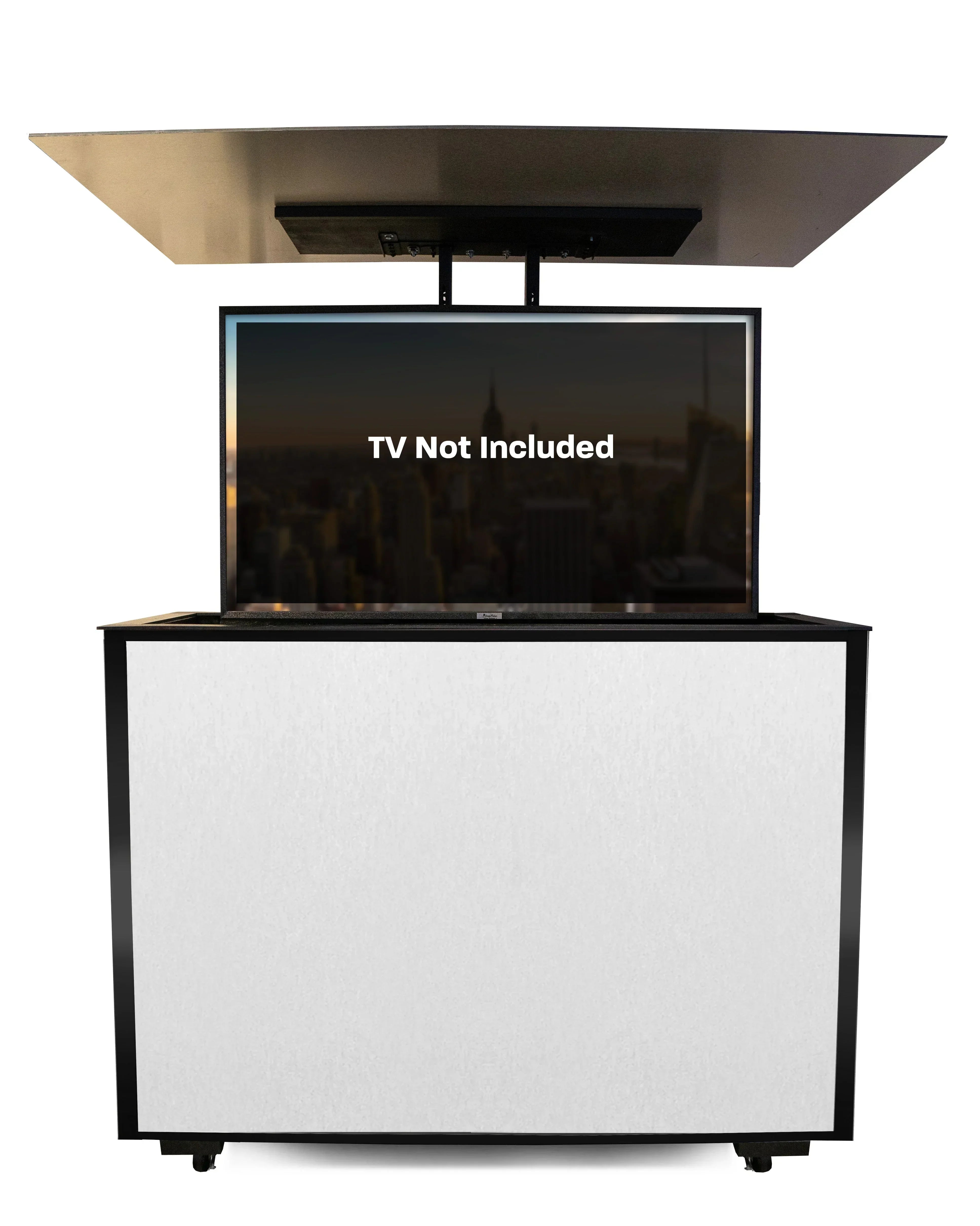 MirageVision 75" Outdoor TV Premium Lift Cabinet
